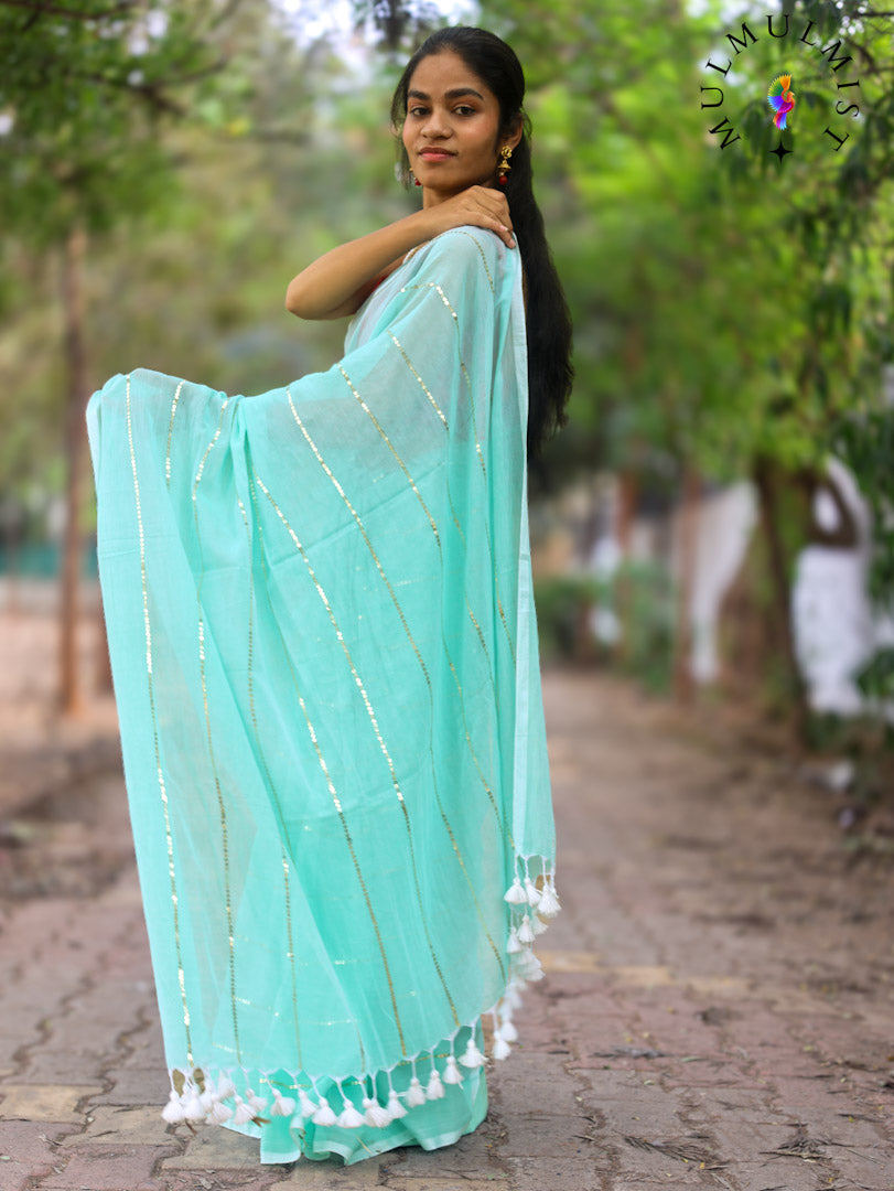 BLUE AURA (SAREE)